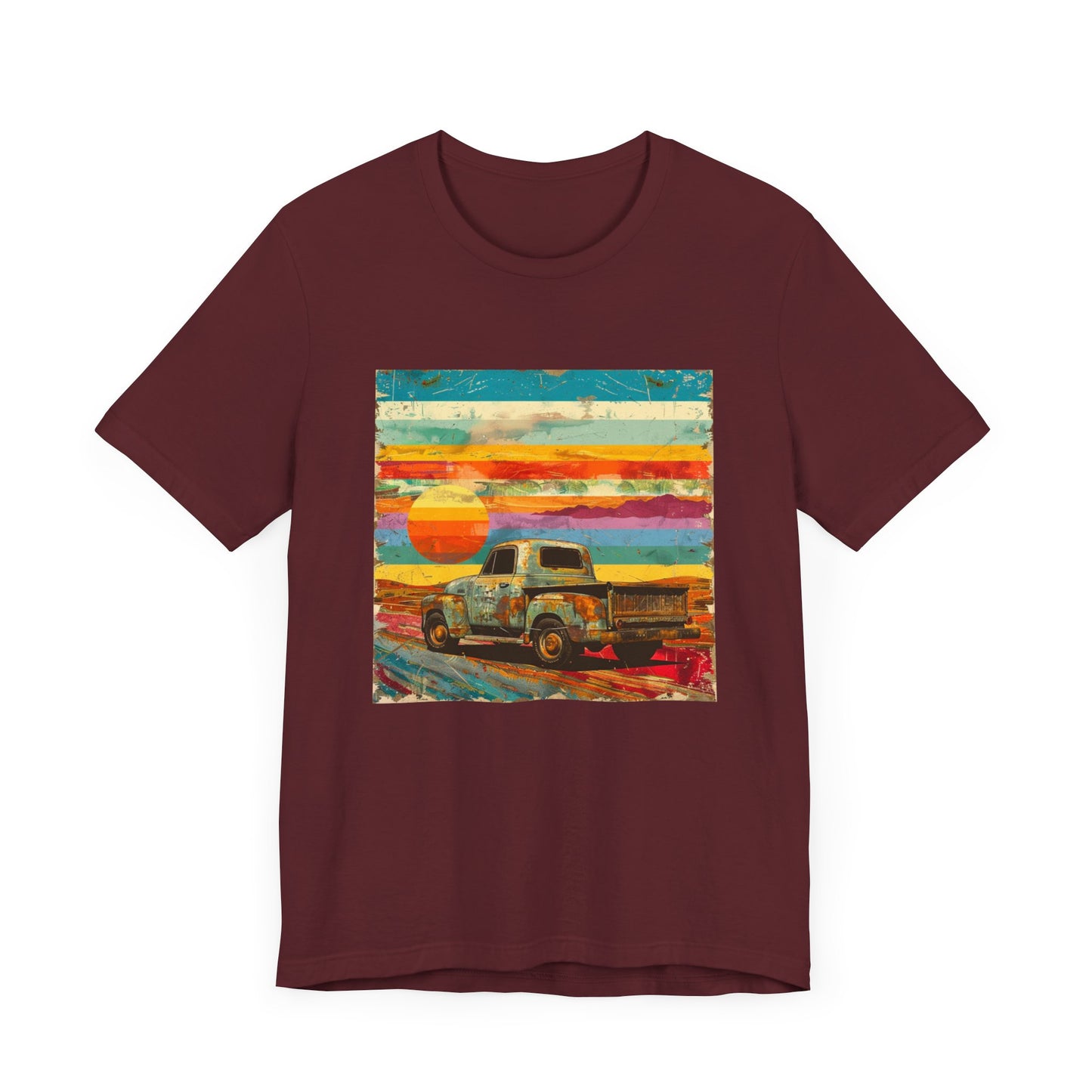 Rainbow Truck Unisex Tshirt