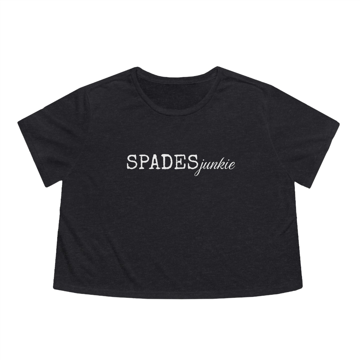 "Spades Junkie" Cropped Tshirt