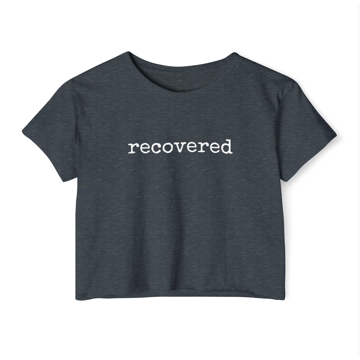 Recovered Into Action Cropped Tee