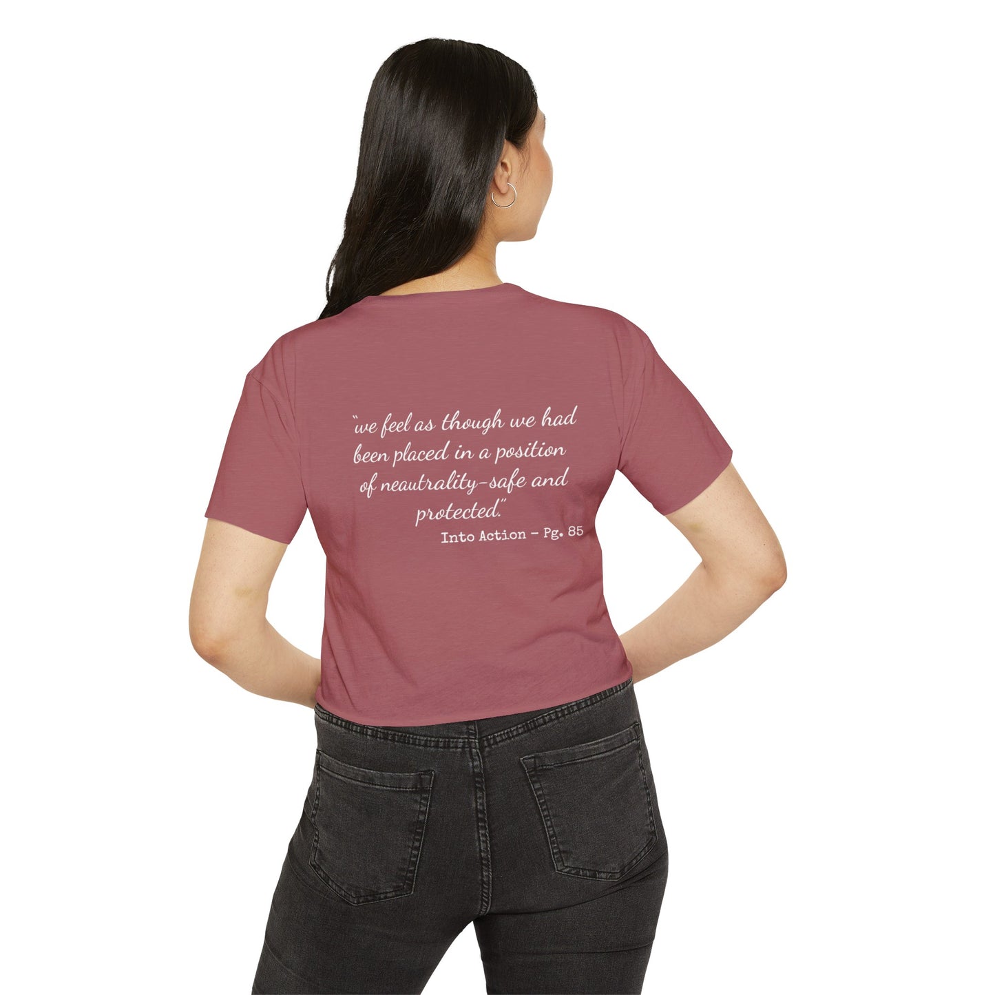 Recovered Into Action Cropped Tee