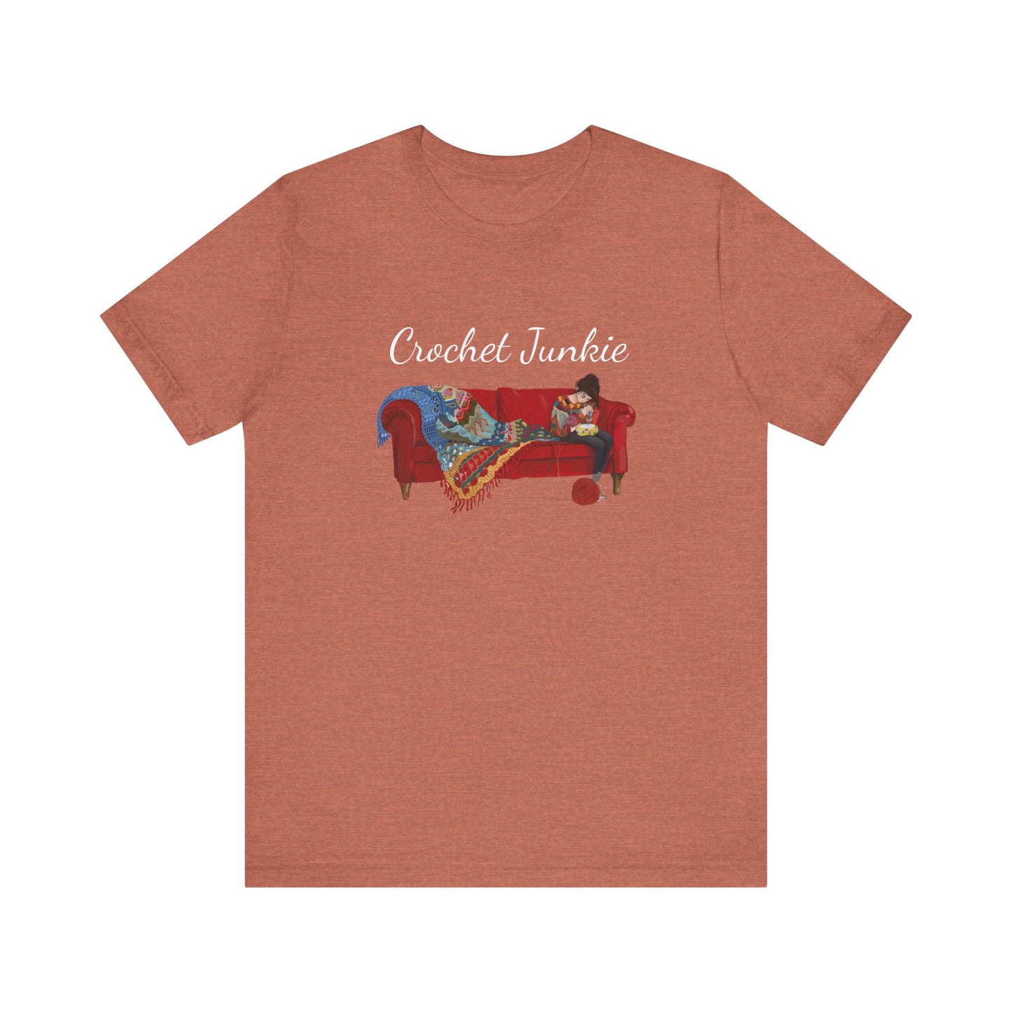 "Crochet junkie" Tshirt