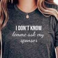 I don't know, let me ask my sponsor T-shirt