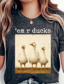 Em R Ducks Unisex Tshirt